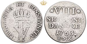 8 skilling 1763