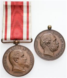 Medaljer for deltagelse i krigene 1848-1850 og 1864. (2)