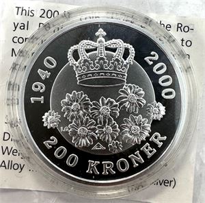 200 kroner 2000, Dronning Margrethes 60 års fødselsdag