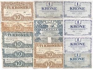 Samling, 14 stk., alle forskellige. (14)