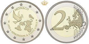 2 Euro 2013, Proof in original capsule and box of issue, with certificate