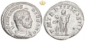 Denarius, 220-221 AD