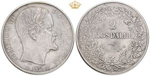 2 rigsdaler 1854 FF
