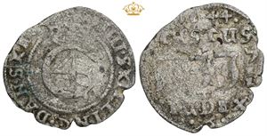 4 skilling 1644 - ualmindelig variant med årstal over midterskiften
