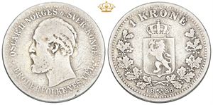 1 krone 1888