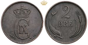 2 øre 1892