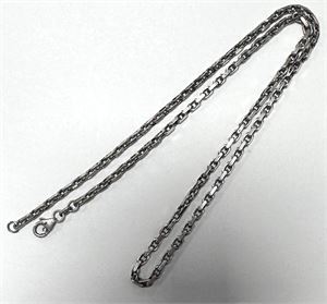 BNH ankerfacet halskæde af Sterlingsølv, L. 52.5 cm, vægt 17,4 g