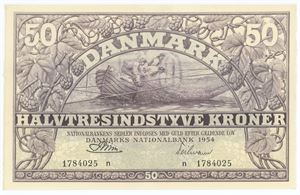 50 kroner 1954 n, Teilmann