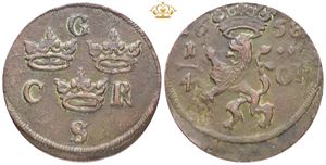 1/4 öre 1658