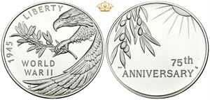 Silver medal, end of World War II