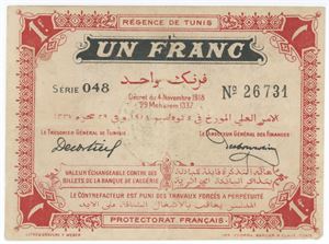 Un Franc 1918