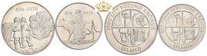 500 + 1000 Krónur 1974 - 1100 years settlement jubilee. (2)