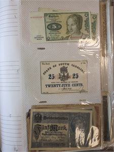 Collection paper money, c. 730 pcs.