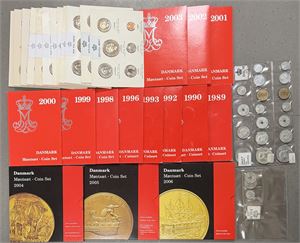 Den Kgl Mønt, møntsæt, 1971-2006. (30)