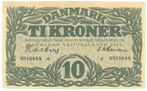 10 kroner 1945 c