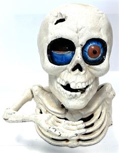 Ældre, mekanisk sparebøsse af metal