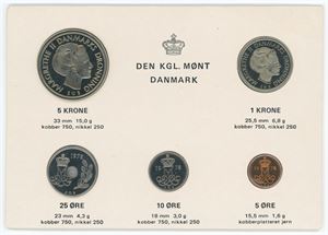 Den Kgl. Mønt, møntsæt 1978