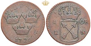 1 öre 1720, overstruck