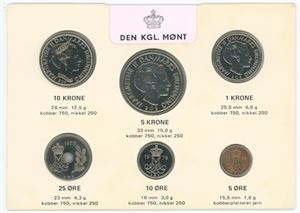 Den Kgl. Mønt, møntsæt 1979